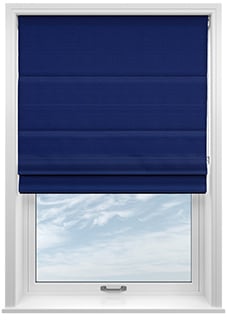 Montierre, Royal Blue - Twist&Fit Roman Blind